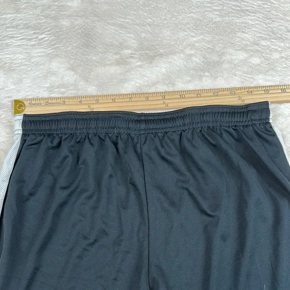 Nike Men's Black Athletic Shorts with White Trim - Picture 3 of 5